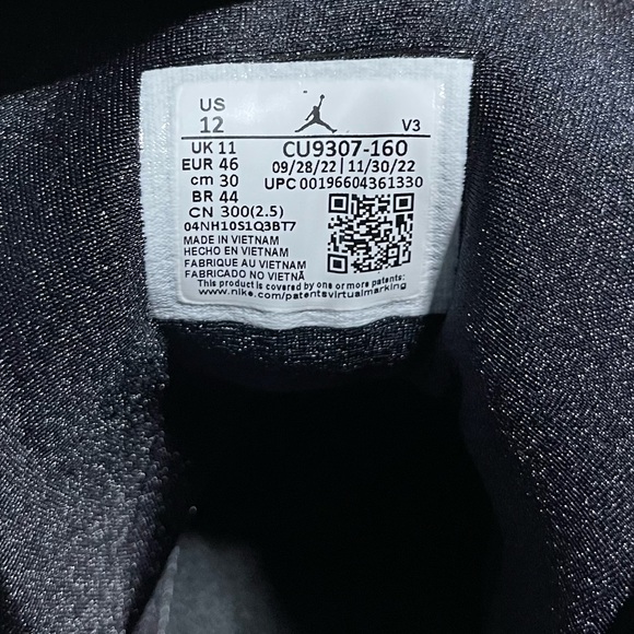 Jordan 7 Retro “White Infrared” sneakers, New in DAMAGED box, M12 - Picture 11 of 11